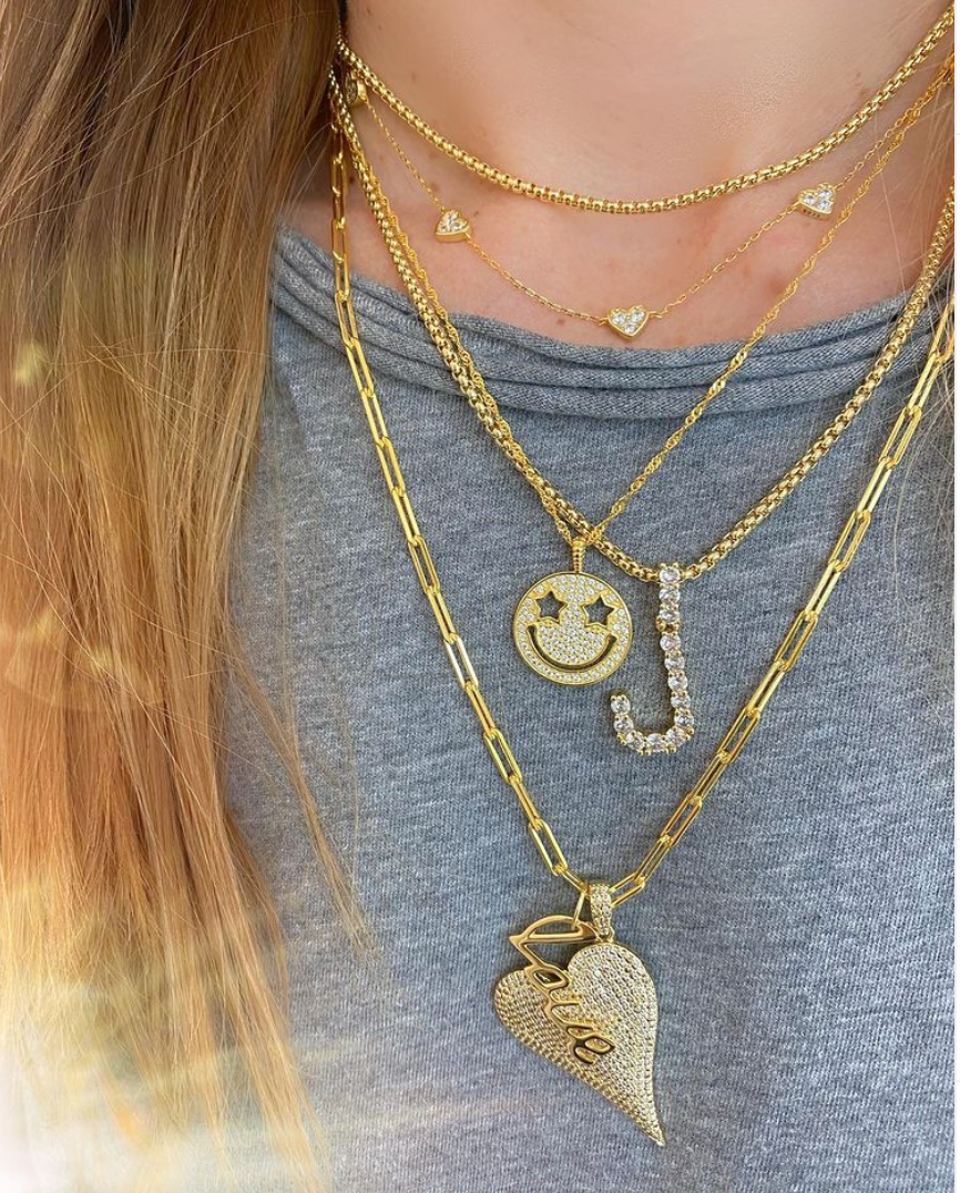 Little Heart Zirconia Necklace