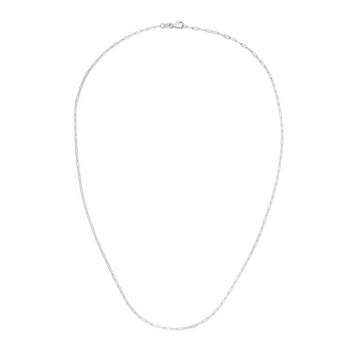 14K Gold 1.5mm Paperclip Chain