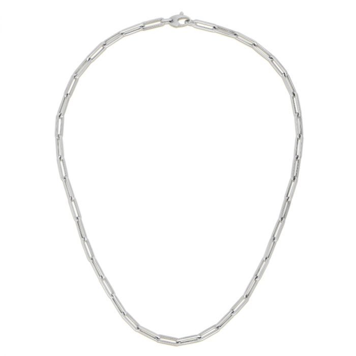 14K Gold 4.2mm Paperclip Chain